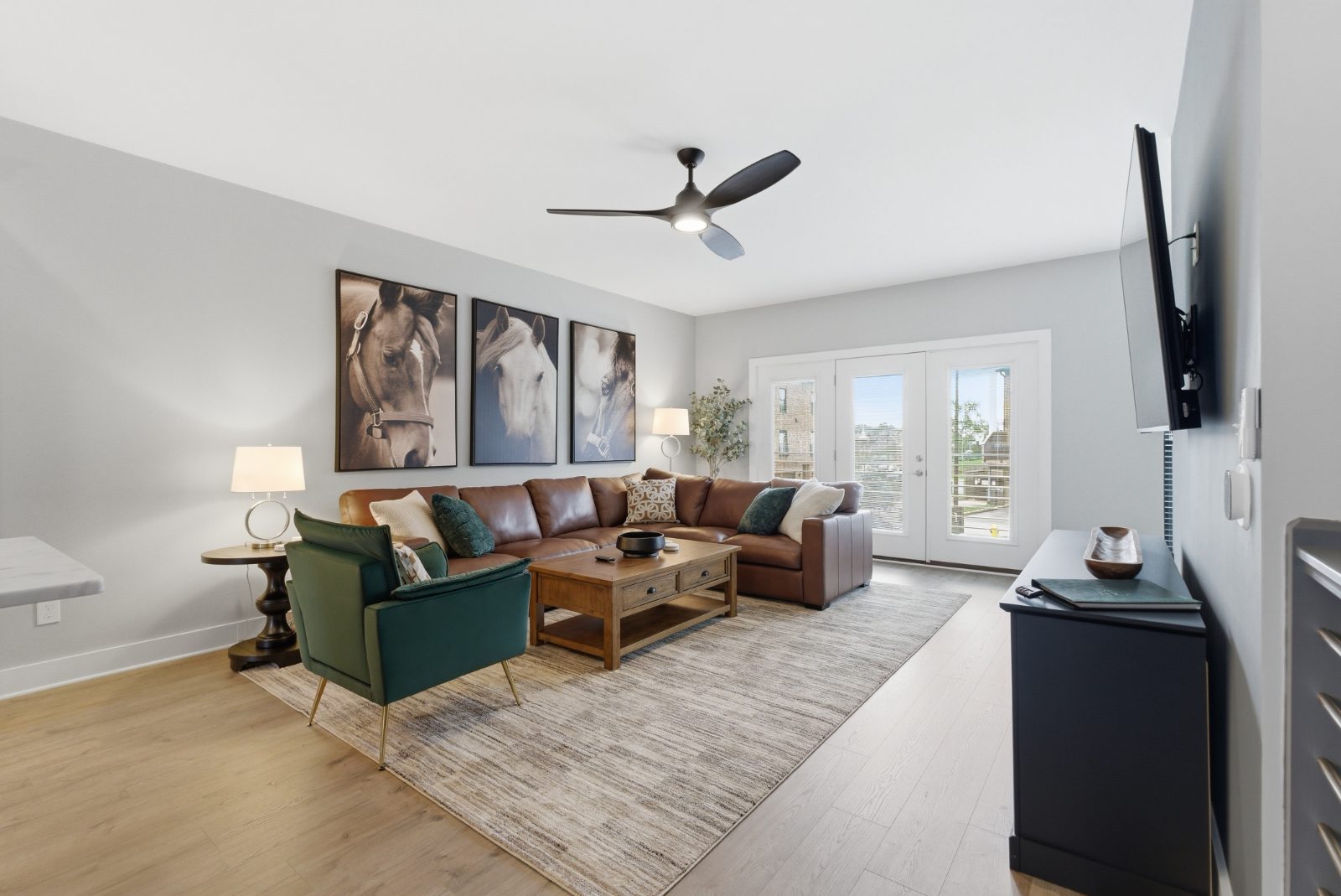 The Starting Gate living room
